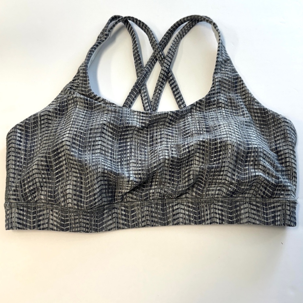 Lululemon Gray Padded Sports Bra Size 12